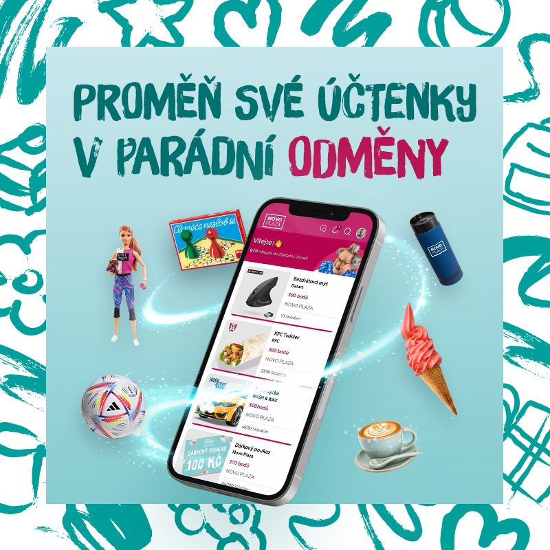 Proměňte své účtenky v parádní odměny.
