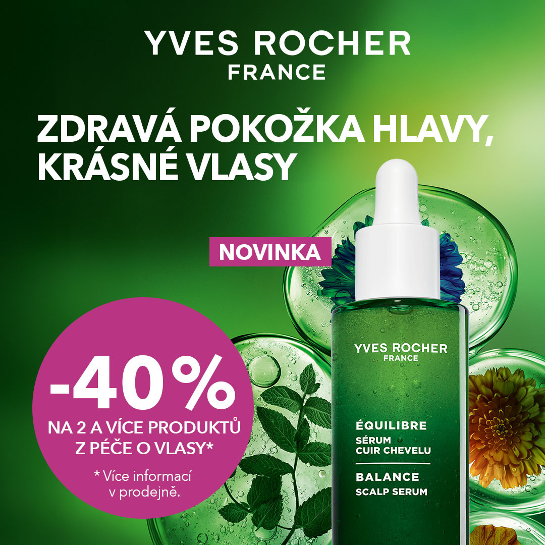 Novinky z péče o vlasy od Yves Rocher